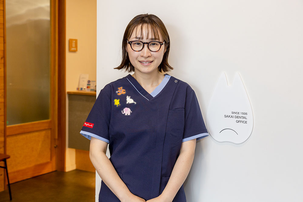 女性歯科医師が担当